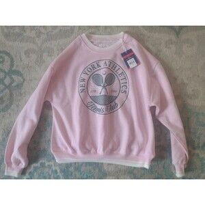 Womens extra small Limited Too pink New York Athletics Tennis Club sweater new